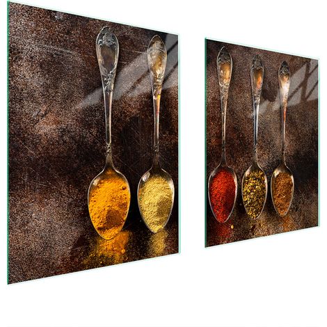 GLASSCHUTZPLATTE FÜR HERD 85x52 SPICES (1/5)