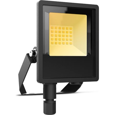 Projecteur LED Noir sans câble - 10W CCT IP65 Miidex Lighting® (1/2)