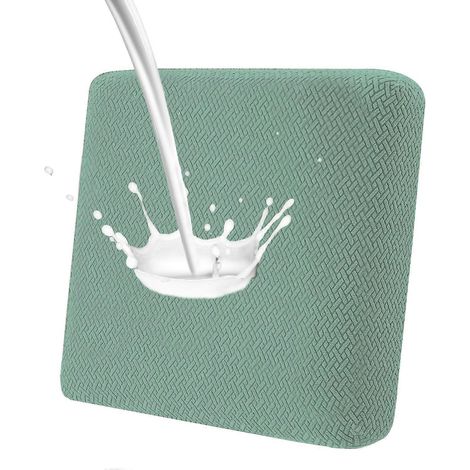 Housses de coussins imperméables pour canapé, housses extensibles pour sièges de canapé, housses de coussins unies, protection de meubles lavable, adaptées aux fauteuils et causeuses. (1/5)