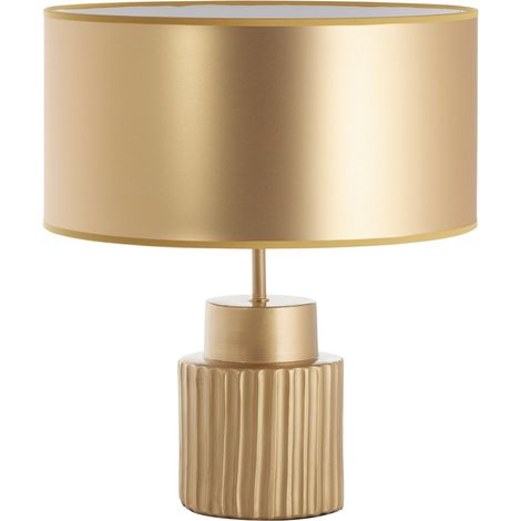 Sobremesa CERAMIC E27 15W Oro Dorado sintético (1/2)