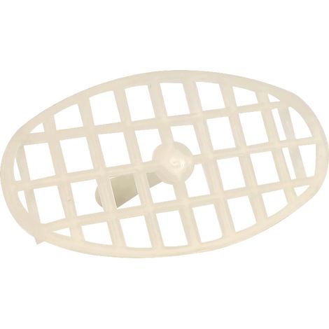 Grille poussoir ovale de rechange pour Sanibroyeur et Sanipompe SFA (1/3)