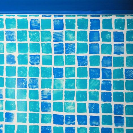 Liner mosaïque pour piscine hors sol ronde Gre Pool - Ø 5,50 x 1,32 m