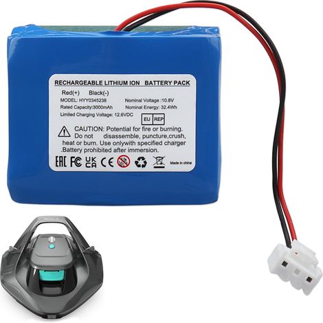 Batterie de Remplacement 10,8 V 3000 mAh Li-ION, Compatible avec Le Robot Nettoyeur de Piscine sans Fil SE (1/5)