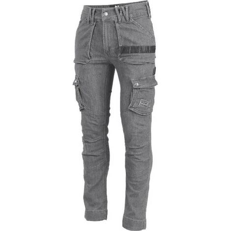 Pantalon de Travail Usain - Taille 40 - Gris - Résistant et Confortable - D-Work