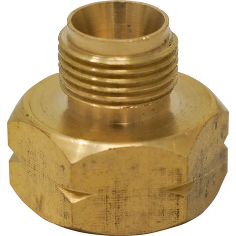 Dapetz ® Adaptor G 3/809 to W21.804 Garden Outdoor Indoor Premium Hose Swivel Adapter, Solid Brass Material Threaded Male to Female Hose Connectors Adapters (1/5)