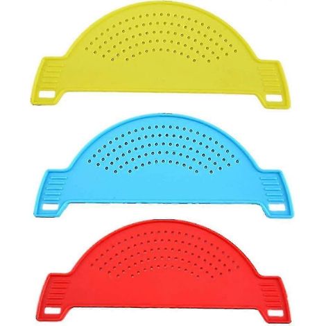 Lot de 3 passoires demi-lune en plastique (SZRH AS) (1/5)