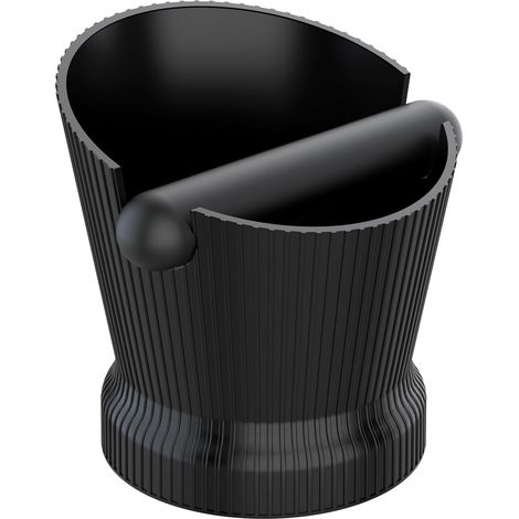 Espressobox, Kaffeebox mit robustem Schlagbügel und rutschfestem Boden, Kaffeebox-Zubehör für die Maschine (schwarze Streifen).