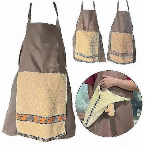 Tablier de cuisine humoristique pour hommes avec poche secrète – Cadeau farce et humoristique pour les amateurs de cuisine (1/5)