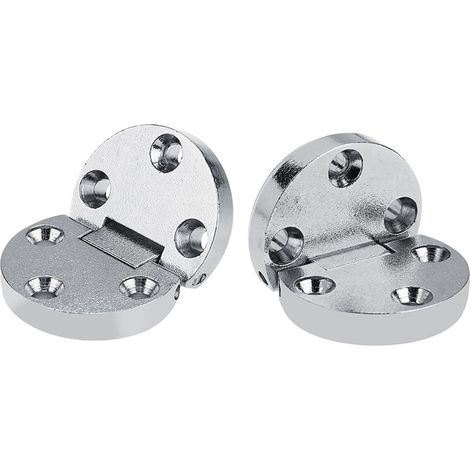 charnières autoportantes en alliage de zinc pour tables pliantes ovales, idéales pour la maison. (1/5)