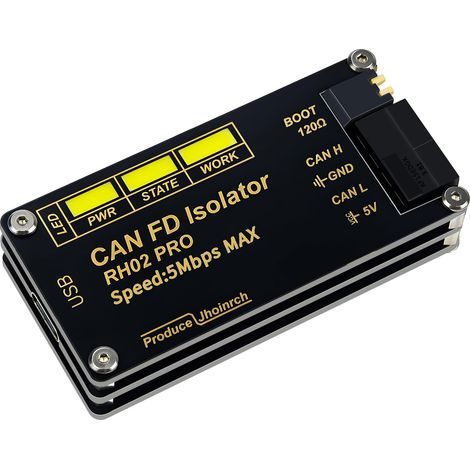 Adaptateur convertisseur USB vers CAN-FD à isolation jusqu'à 5 Mbps (1/5)