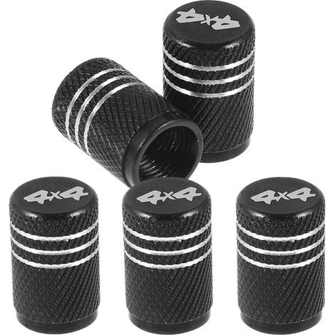 20Pièces Bouchons Valve Pneumatique En Aluminium Noir Accessoires Auto