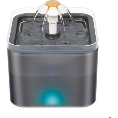 Distributeur D Eau - 2 L - Filtre Charbon Actif - Fontaine Silencieuse Pour Chat - Intérieur (1/4)