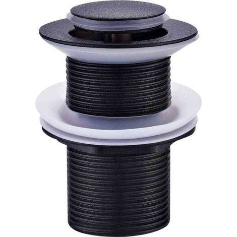 Bonde universelle, bonde lavabo sans trop-plein noir, bonde bonde lavabo bonde bonde lavabo bonde pop up pour lavabo vasque