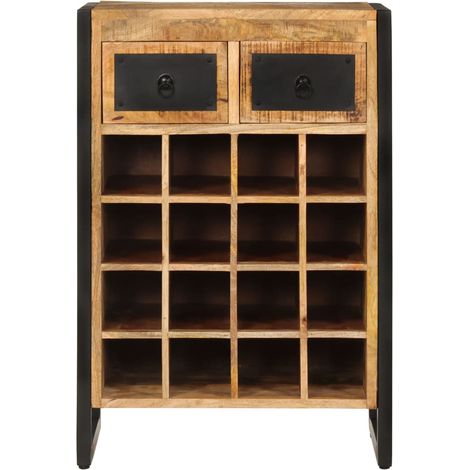Maison Exclusive - Weinregal für 16 Flaschen Massivholz Mango