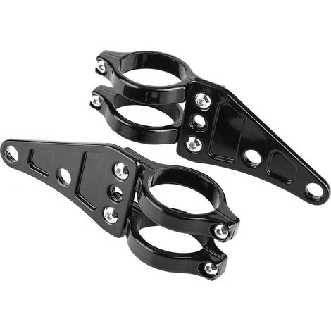 pour supports de phares avants pour motorcycle headlight bracket Support de phare de moto universel 1 paire support de de phare de moto pinces support de lampe frontale