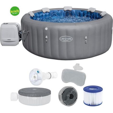 Piscina idromassaggio gonfiabile Bestway Lay-Z-Spa Santorini Smart HydroJet Pro 7 persone