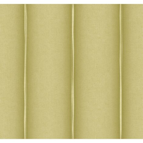 papier peint à rayures vert kaki - Sanders & Sanders (1/2)