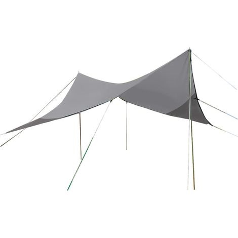 Bâche de camping 5x5 m Gris Bo-Camp (1/2)