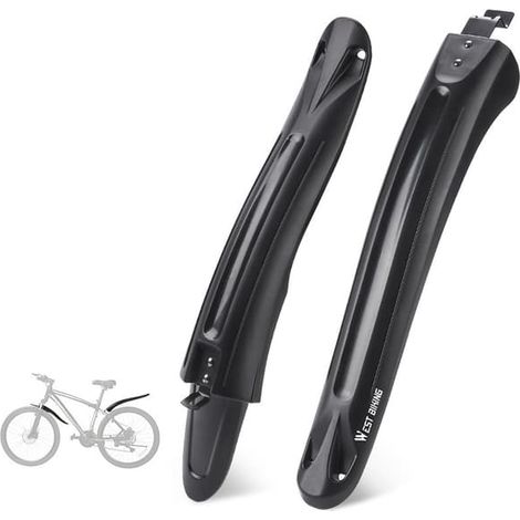 Garde-boue élégant en polypropylène noir pour VTT (1/5)