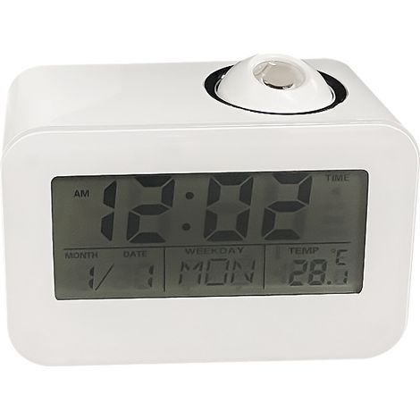 Projection contrlée par le son vocal Réveil LED parlant Snooze Projecteur de date (1/5)