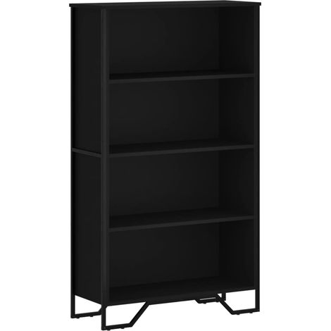 Maison Exclusive - Bücherregal Schwarz 80x31x137,5 cm Holzwerksto
