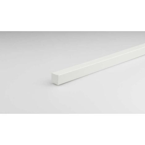 QUADRO PIENO PVC MM.12 BIANCO MT.1