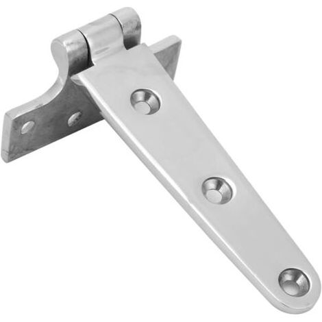 Charnière en acier inoxydable épaissie Charnière de type T Charnière en T robuste 151 75 4,5 mm (1/5)