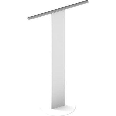 Modèle de lavabo sur pied blanc/chrome