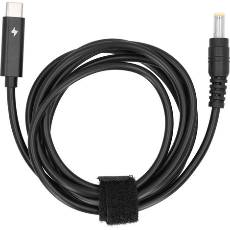 Câble de charge rapide Type-C avec connecteur DC5.5x2.5 pour chargeur d'ordinateur portable (1/5)