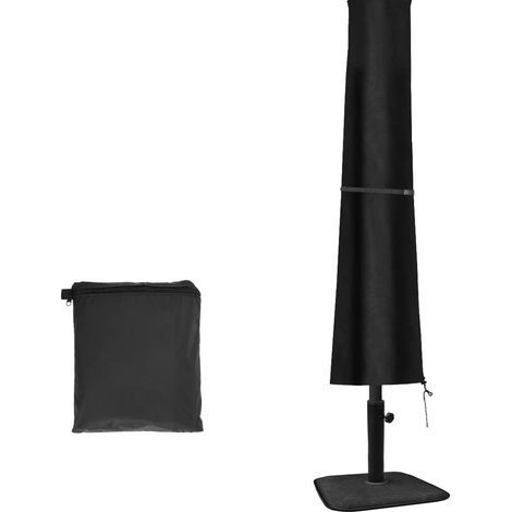240 cm Housse de Parasol Imperméable, Tissu Oxford 420D, Housse de Parasol de Jardin Robuste (1/5)