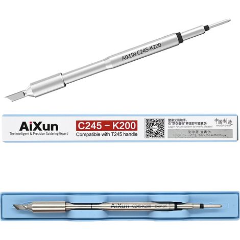 Aixun C245-K200 Präzisionslötspitze, Typ K, 2 mm