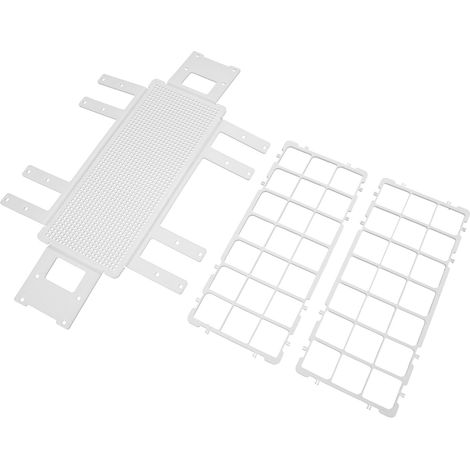 Porte-tubes en plastique 30mm x 21 trous, support de prélèvement démontable, rack de laboratoire réutilisable pour échantillons, finition robuste. (1/5)