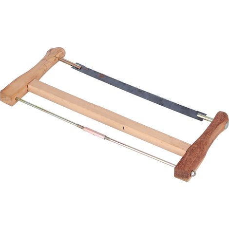 Woodworking saw, hand plank saw, old-fashioned saw, large saw, bow frame saw, woodworking tools (shipped by parts) (wrapped in two layers of bubble wrap, with special attention paid to the saw blade) (1/5)