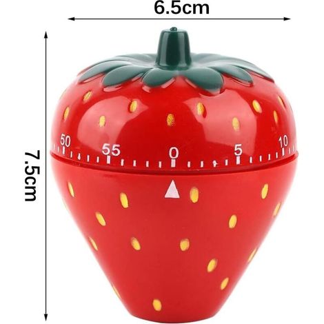 Set di 2 timer meccanici da cucina, timer manuale da 60 minuti, promemoria orario meccanico per cucina, ufficio o casa. (1/3)