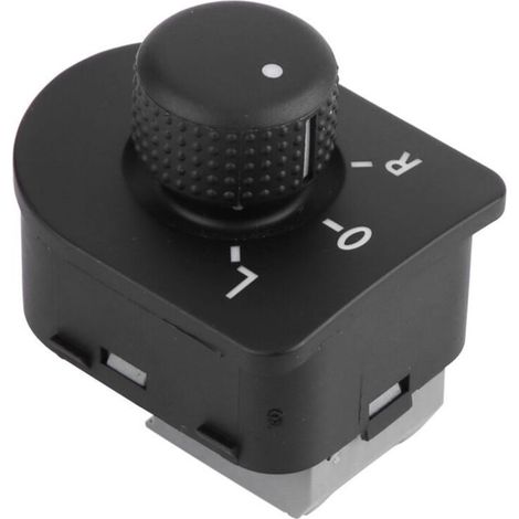 Bouton de bouton de commande de commutateur de rétroviseur latéral pour Jetta Golf Passat Beetle 98-06 1J1959565A (1/4)
