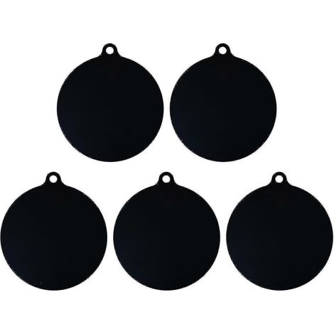 Lot de 5 tapis de protection pour plaque à induction électrique, antidérapants, en silicone, anti-rayures et isolants thermiques. (1/2)