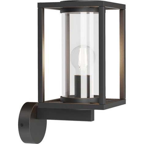 Utomhusvägglampa "Ferda" aus aluminium / grå / zink von Lucande