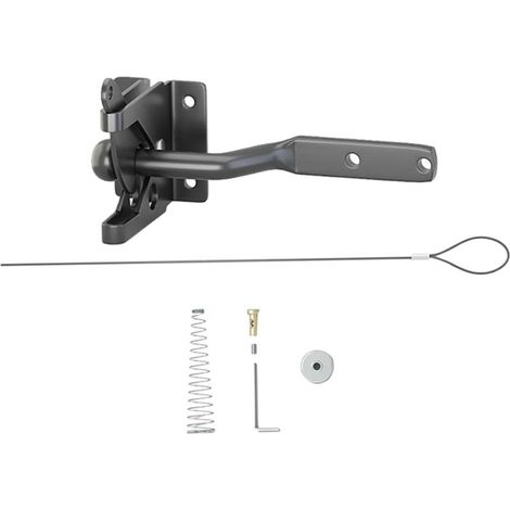 Verrou de clôture autobloquant pour portes en métal et vinyle (1/5)