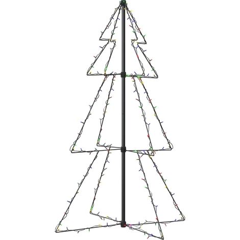 160 LED-Kegel-Weihnachtsbaum für drinnen und draußen, 90 x 120 cm (1/5)
