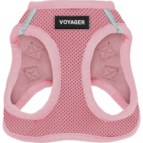 Voyager Step-In Air Hundegeschirr by Best Pet Supplies - All Weather Mesh Step in Vest Harness für kleine und mittlere Hunde, Rosa, size M - Brust 40- 45 cm