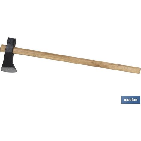 Mehrzweck-Keilhammer 24x5,5x90cm aus gehärtetem Stahl mit Holzgriff