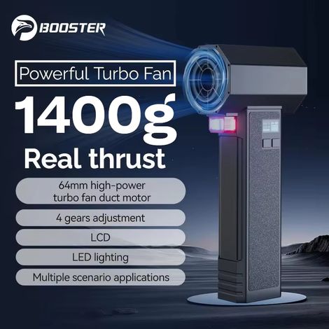 Souffleur turbo haute vitesse série TF64 pour séchage et nettoyage des traces d’eau sur voiture, poussée 1 400 g, batterie lithium 4 000 mAh et vitesse d’air 55 m/s (1/5)