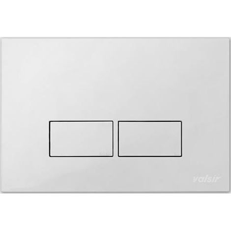 PLACCA DI COMANDO DUE TASTI MODELLO TROPEA P3 CROMO SATINATA - CROMO SATINATO - DIMENSIONI: L.215XH.145XP.6,5 MM - VIL