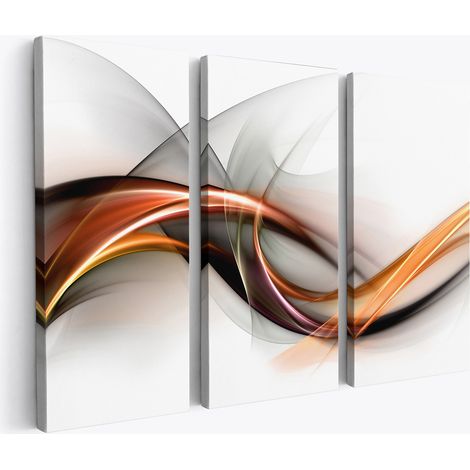 Tableau triptyque sur toile - Design (1/2)