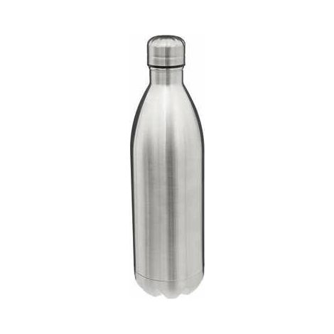 BOTELLA TÉRMICA 1L ACERO INOXIDABLE PLATEADA (1/3)