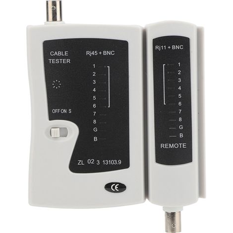 YG468B Testeur de câble RJ45+BNC professionnel Outil de test rapide et précis pour câbles réseau et téléphoniques (1/5)