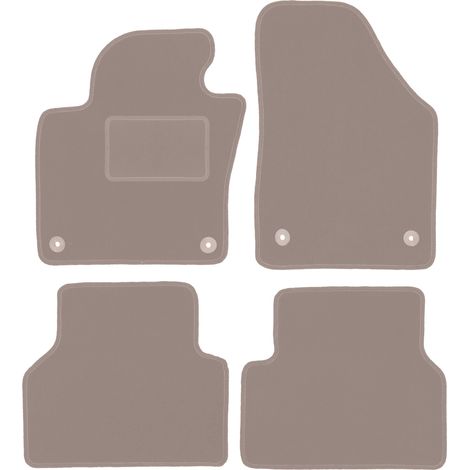 Tapis en velours beige pour Volkswagen Tiguan I monospace (2007-2015) (1/5)