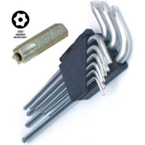 Torx En Acier Chiavini Set 9 Pièces De T10 à T50 Professionnel Avec Boîtier