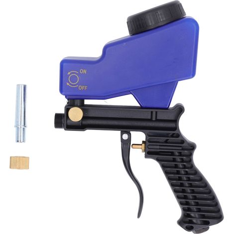 Kit de sablage par pulvérisation bleu