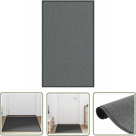 vidaXL Paillasson anthracite 90x150 cm (1/5)